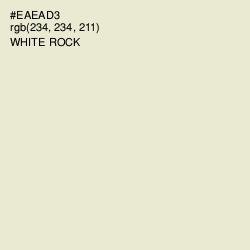 #EAEAD3 - White Rock Color Image
